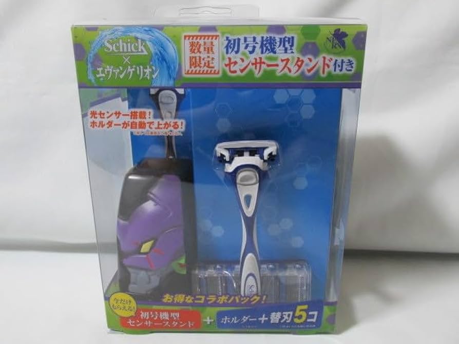 エヴァンゲリオン Schick 髭剃り　未使用 Schick史上初・エヴァ プラグスーツコラボモデルカミソリをSchick公式